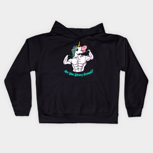 badass unicorn Kids Hoodie